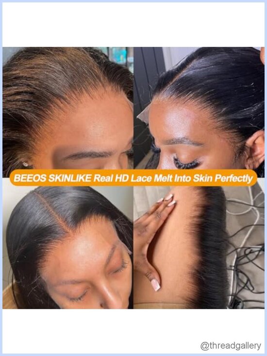 6x6 Skinlike Real HD Lace Closure, Body Wave 0.10mm Swiss Lace Pre Plucked main image 6